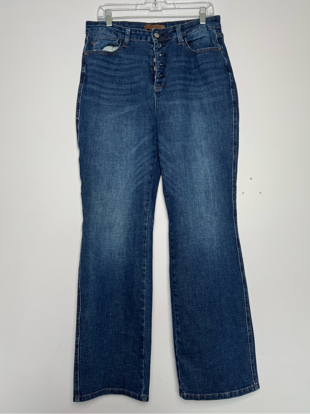 Judy Blue High Rise Straight Fit Button Fly Jeans Size 13/31